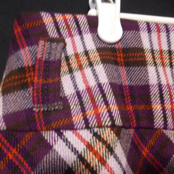 ESPRIT, plaid lined skirt with belt loops, side zip, size 8, BNWOT - Picture 10 of 16